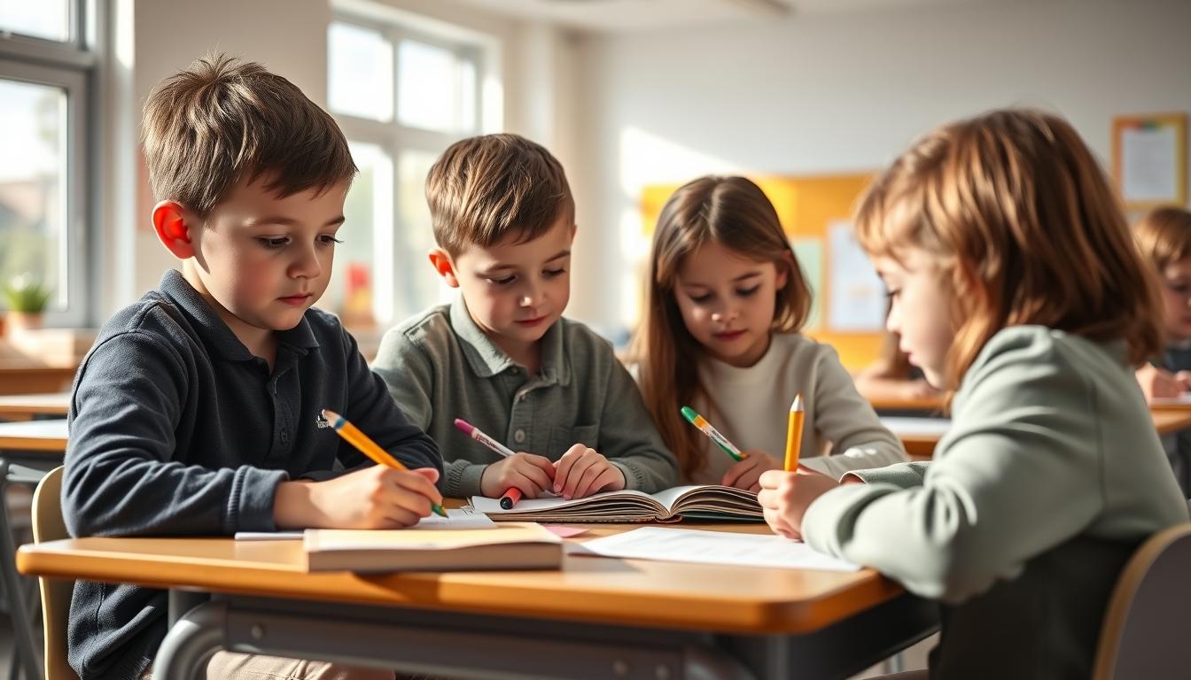Students collaborating in study space